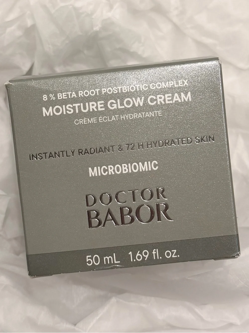 NWT. Doctor Babor Microbiomic Moisture Glow Cream, 50ML